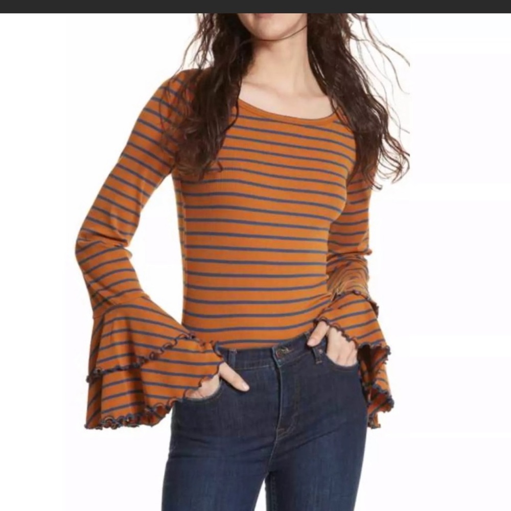 Free People Good Finds Striped Top